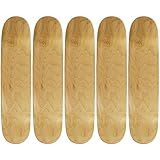 Moose 8.0" Blank Skateboard Deck Natural 7-Ply Canadian Maple (Pack of 5)