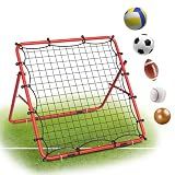 Baseball Rebounder Net, Bounce Back Practice Equipment, Red
