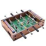 Saycker Table Foosball, Mini Football Table Soccer Tabletops Wood Football Table Top w/Footballs, Game Accessories for Adults Family Night Parties Entertainment