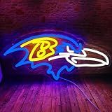 Football Rugby Sports Team Neon Sign for Home Bar Wall Decor