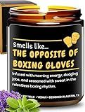 Funny Boxing Candle, Perfect Boxing Gift for Men, Women, Girls & Boys, Sport Lover Memorabilia Gifts for Men, Gifts for Sport Lovers, Fighters, & Coach, Ideal Birthday Present