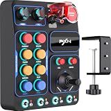 PXN CB1 Sim Racing Button Box for PC, 19 Controls (9 Input Types)