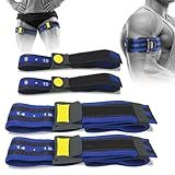 XIHOME 4Pack PRO Occlusion Training Bands for Arms & Legs - Blood Flow Restriction Bands, Gain Muscle Strong, Elastic Strap & Quick-Release