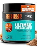 FreshCap Mushrooms Powder - Ultimate Mushroom Complex, 60 Servings