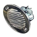 FUYEAR Boat Horns 5190512 12V Waterproof Marine Horn with 316 Stainless Steel Grill 125DB Strong Loud Sound