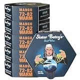 Sister Betsy’s Surfboard Wax – Hexagon Grip Easy Application – All-Condition Traction, 6-Pack Non-Toxic Wax (Warm)