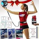 OVANTO Volleyball Training Equipment Aid – Adjustable Practice Volleyball Kit with Ultra-Stretch Neoprene, Exclusive Nylon Bag & Premium Content with Free ebooks, Best Gift for Beginners & Experts