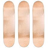 Cal 7 Blank Maple Skateboard Decks (Natural, 8.25 inch)