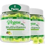 2Pack Vegan Multivitamin Gummies, Adult Vegans & Vegetarians Daily Vitamins