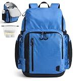 BAGSMART 35L Waterproof Swim Gym Bag with Shoe Compartment & Wet Pouch