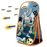 Quanquer Toy Foam Blasters Shooting Practice Target Compatible with Nerf Toy Blasters - Zombie Shooting Target Game with Net - Ideal Shooting Games Toy Gift for Boys Girls Indoor Outdoor Activity