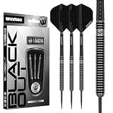 Winmau Blackout Series- 22g Steel Tip Darts- 90% Tungsten - Parallel Barrel