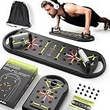JLoibao Push Up Board Fitness, Workout Home Gym Equipment, 20 in 1 Exercise Pushup Bar Handles for Floor, Strength Training Equipment for Men