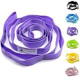 Stretching Strap Yoga Strap with Loops for Physical Therapy, Non-Elastic
