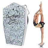 MUNNAR Flyer Cheer Stand - Cheerleading Balance Board for Flyer, Core Strength & Flexibility Training Board, Cheer Stand Practice Equipment for Stunts Training, Gymnastics Balance Trainer, Gray