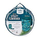 Camco Life is Better at The Campsite Pop-Up Utility Container - 18 x 24-inch - A Compact Size for Multi-Purpose Use - Sketched RVs and Trees Pattern (42987)