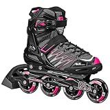 Roller Derby AERIO Q-60 Women's Inline Skates, Black/Pink, Size 8