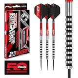 RED DRAGON Javelin Black - 24g - Steel Tip Darts - 85% Tungsten