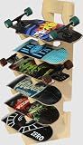 The BOARDROOM Skateboard Longboard Floor Display Rack
