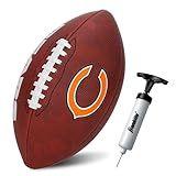Franklin Sports NFL Chicago Bears Football - Youth Junior Size Football for Kids - Official NFL Team Logo + Colors Youth Ball - Kids Fan Shop Ball