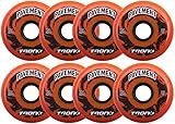 TronX Outdoor Pavement Asphalt Hilo 4-76MM/4-80MM 85A Inline Roller Hockey Wheels 8 Pack