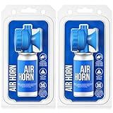 Saillong 2 Pack 1.4oz Marine Boat Air Horn, Loud Air Horns for Safety, Mini Small Blow Fog Bear Horn, Meet Coast Guard, Emergency Use for Marine Boating Sporting Events Outdoor Alarm