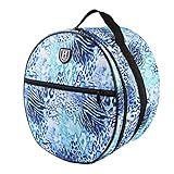 Harrison Howard Motorcycle Helmet Bag Waterproof Storage Carrying Bag Icyblue Leopard