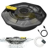 biwink Rechargeable Floating Aerator Pump - IPX7 Waterproof Portable Bait Bucket Aerator, Live Bait Aerator for Fishing, 40H+ Battery for Power Outage, Fish Tank Bubbler for Live Minnows
