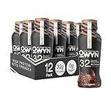 OWYN Only What You Need Pro Elite Vegan High Protein Keto Shake, 32g Protein, 9 Amino Acids, Omega-3, Prebiotics, Superfoods Greens for Workout and Recovery, 0g Net Carbs, Zero Sugar, Chocolate, 12 Fl Oz (Pack of 12)
