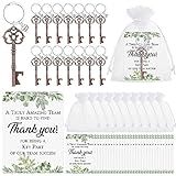 Sasylvia 150 Pcs 50 Set Team Gifts for Employees Bulk Skeleton Key Bottle Opener Team Building Gift for Coworkers