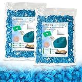 Garifon 10lbs Bean Bag Filler, Pillow Bean Bag Stuffing Filling, Shredded Memory Foam Filling, Punching Bag Filler, Foam Refill for Pouf/Ottoman Stuffing/Couch/Boxing Bag, Added Gel Particles