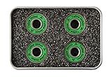 Yellow Jacket Premium Scooter Bearings, Kick Scooter, 608, ABEC 9, Jungle Green (Pack of 4)