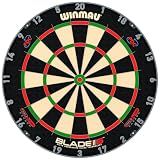 WINMAU Blade 6 Triple Core Dartboard - Professional Tournament Specification Board, Triple Core Sisal for Maximum Durability & Scoring Precision, Ultra-Thin Wiring, Rota-Lock System