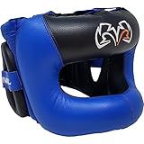 RIVAL Boxing RHGFS3 Face-Saver Sparring Headgear - Wide Eye Opening, Premium Leather, and Thermoplastic Inner Frame