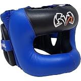RIVAL Boxing RHGFS3 Face-Saver Sparring Headgear - Wide Eye Opening, Premium Leather, and Thermoplastic Inner Frame