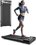 𝐖𝐚𝐥𝐤𝐢𝐧𝐠 𝐏𝐚𝐝 𝐓𝐫𝐞𝐚𝐝𝐦𝐢𝐥𝐥 𝐟𝐨𝐫 𝐇𝐨𝐦𝐞 - Under Desk Treadmills Portable Mini Walking Pads Compact Walk Pad for Small Spaces Office Indoor Apartment Floor Flat Running Machine