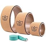 Florensi Premium Yoga Wheel Set - Back Roller Foam for Back Pain, Back Stretcher, Back Cracker, Deep Tissue Massager for Back Pain Relief, Yoga Stretching, Trigger Point Therapy