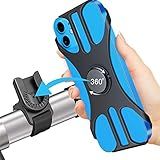 Deerfun Detachable Bike Phone Holder, Universal Bicycle Motorcycle Cell Phone Mount, 360° Rotatable Adjustable Bike Phone Mount Compatible for 4" to 6.7" Smartphones