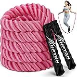 HPYGN Jump Rope for Women, Weighted Skipping Rope for Exercise, Home Gym Workout Equipment, Heavy Jumpropes for Weight Loss, Shape body, Aerobic Exercise, Improve Strength and Building Muscle