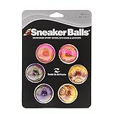 Sneaker Balls Odor-Fighting Shoe Fresheners, Eliminates Unpleasant Smells, Perfect For Sneakers, Gym Bags, Gear Bags, Drawers, Lockers, And More!, Radial Tie Dye, 6 Pack