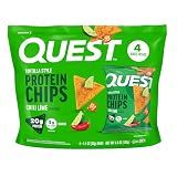 Quest Nutrition Chili Lime Tortilla Style Protein Chips, 4 Count