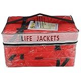 Seachoice Life Vest, Type II Personal Flotation Device, Orange, Adult, 4-Pack w/ Bag