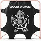 Kapler Lacrosse Goal Shooting Targets - 6x6ft with 7 Corner Pocket for Shooting Practice - Lacrosse Gifts for Boys and Girls - Fits Official Size Goals