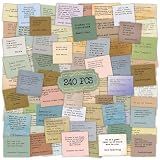 240PCS Vintage Motivational Quote Stickers