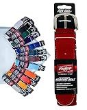 Rawlings Adjustable Belt | One Size Fits Most (18"-36") | Scarlet Red