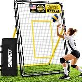SwingIt Volleyball Rebounder, Adjustable Angle 7x4 ft Bounce Back Net | Volleyball Training Equipment with Angle Customization for Practice Volleying, Bumping, Spiking – Solo Training Aid