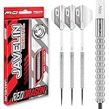 RED DRAGON Javelin Tip Darts Set - 85% Tungsten Slim Barrels for Precision & Control, Enhanced Grip, Multiple Weights 24g, Flights & Shafts Included
