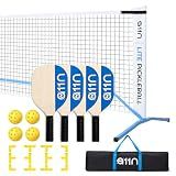 A11N SPORTS Pickleball Starter Set, 22ft Net & Accessories