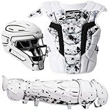 Rawlings | Velo 2.0 Catcher's Set | Baseball | Adult | White Splatter