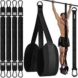Ayombo Pull Up Assistance Bands, Resistance Bands for Pull Up Bar Workout, Adjustable Heavy Duty Pull Up Assist Equipment with 4 Assistance Bands, Home Gym Strength Training, Fitness Best Partner
